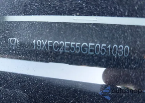 2016 Honda Civic Lx из США, поврежденный, VIN 19XFC2E55GE051030